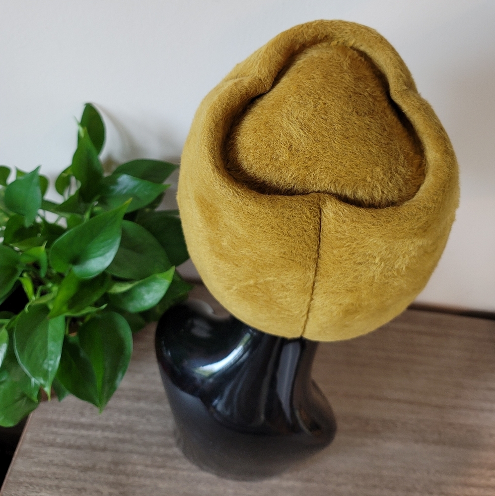 VTG 60s Miss Dior Structured Gumdrop Hat - Picture 5 of 13